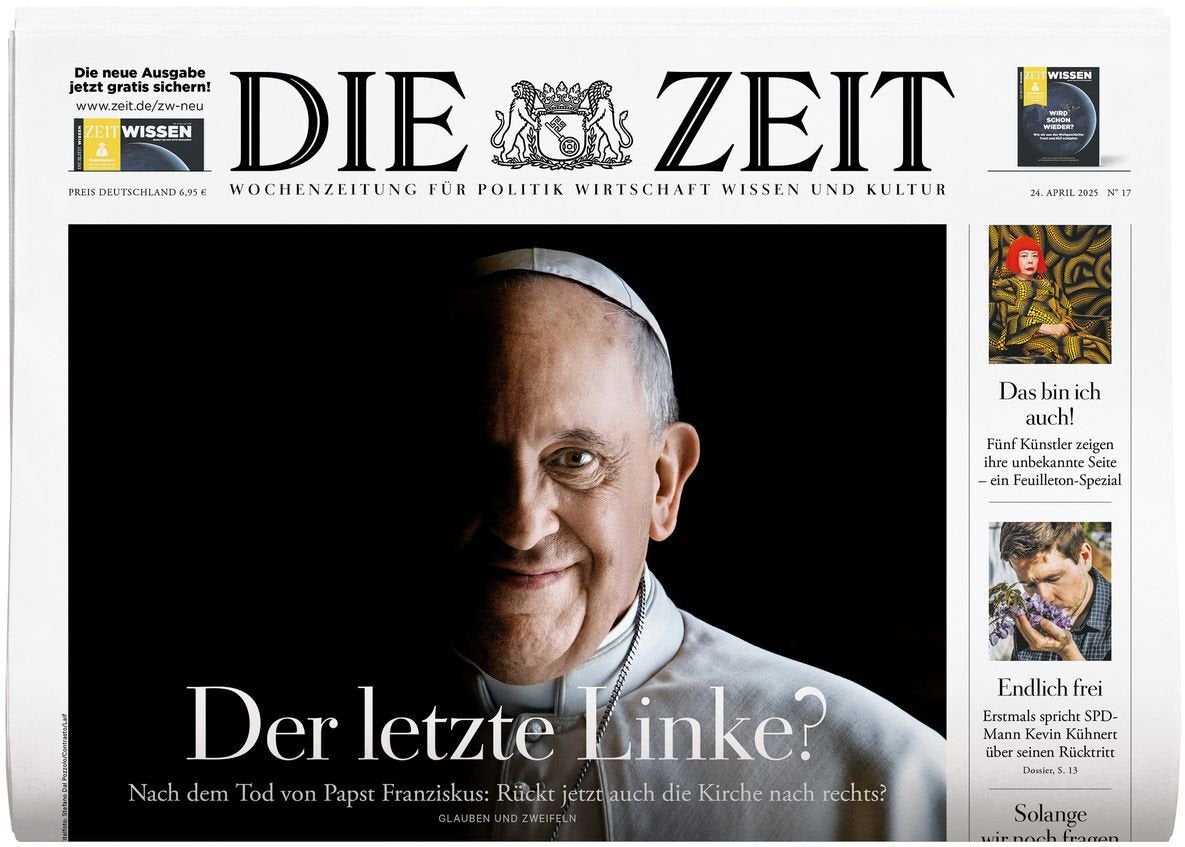 Zeit Magazin Deutschland 2025-17 Papst Franziskus Kevin Kühnert