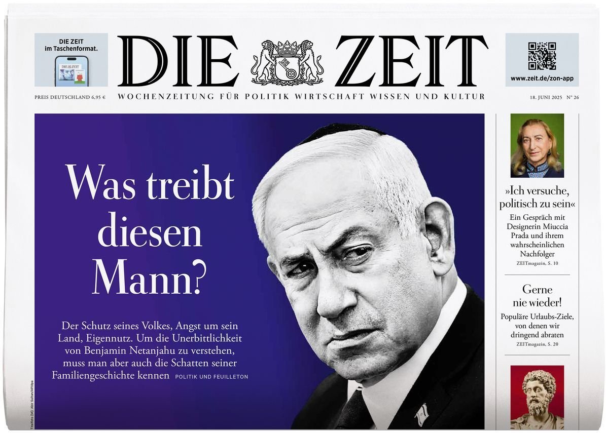 Zeit Magazin Deutschland 2025-26 Benjamin Netanjahu Miuccia Prada