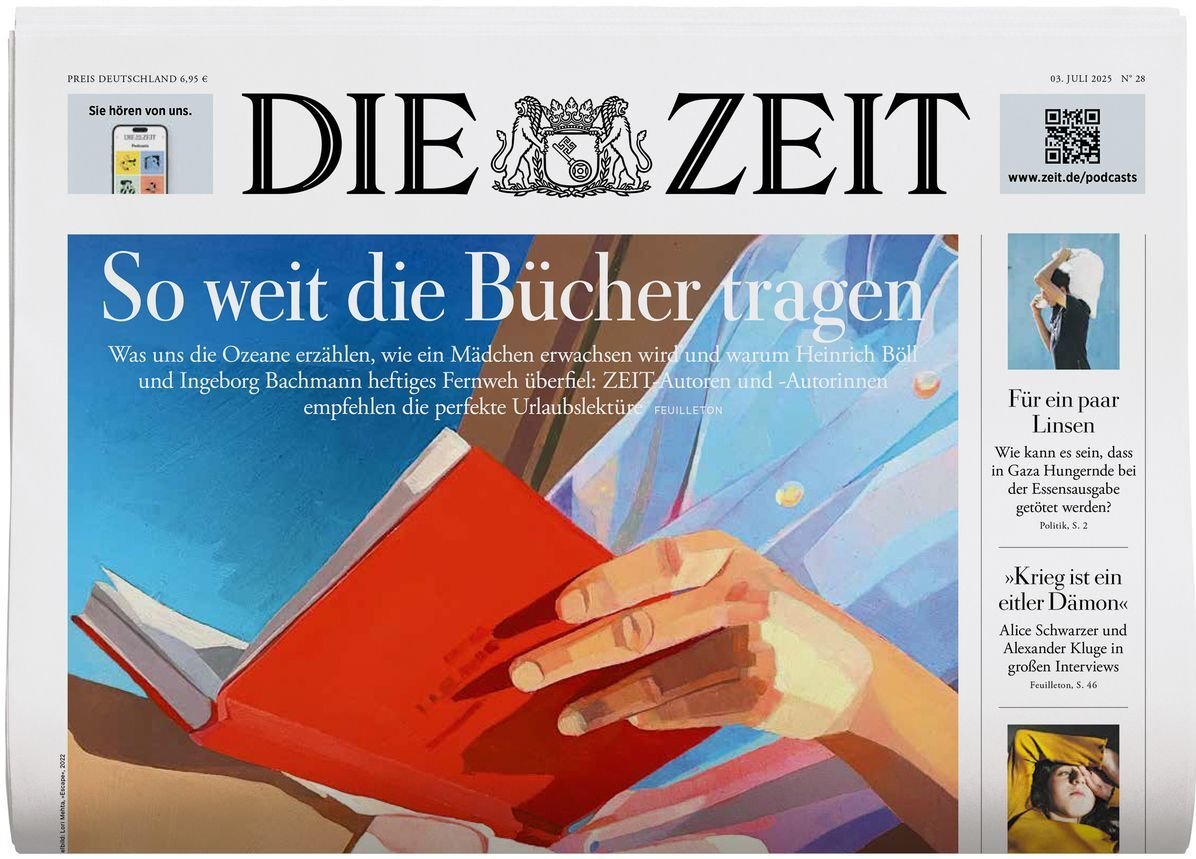 Zeit Magasin Tyskland 2025-28 – Heinrich Böll Ingeborg Bachmann Alice Schwarzer Alexander Kluge – Originaludgave