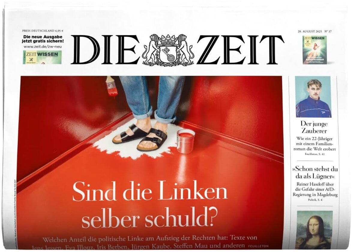 Zeit Magazine Germany 2025-37 – Jens Jessen Eva Illouz Iris Berben Jürgen Kaube Steffen Mau – Original Print Issue
