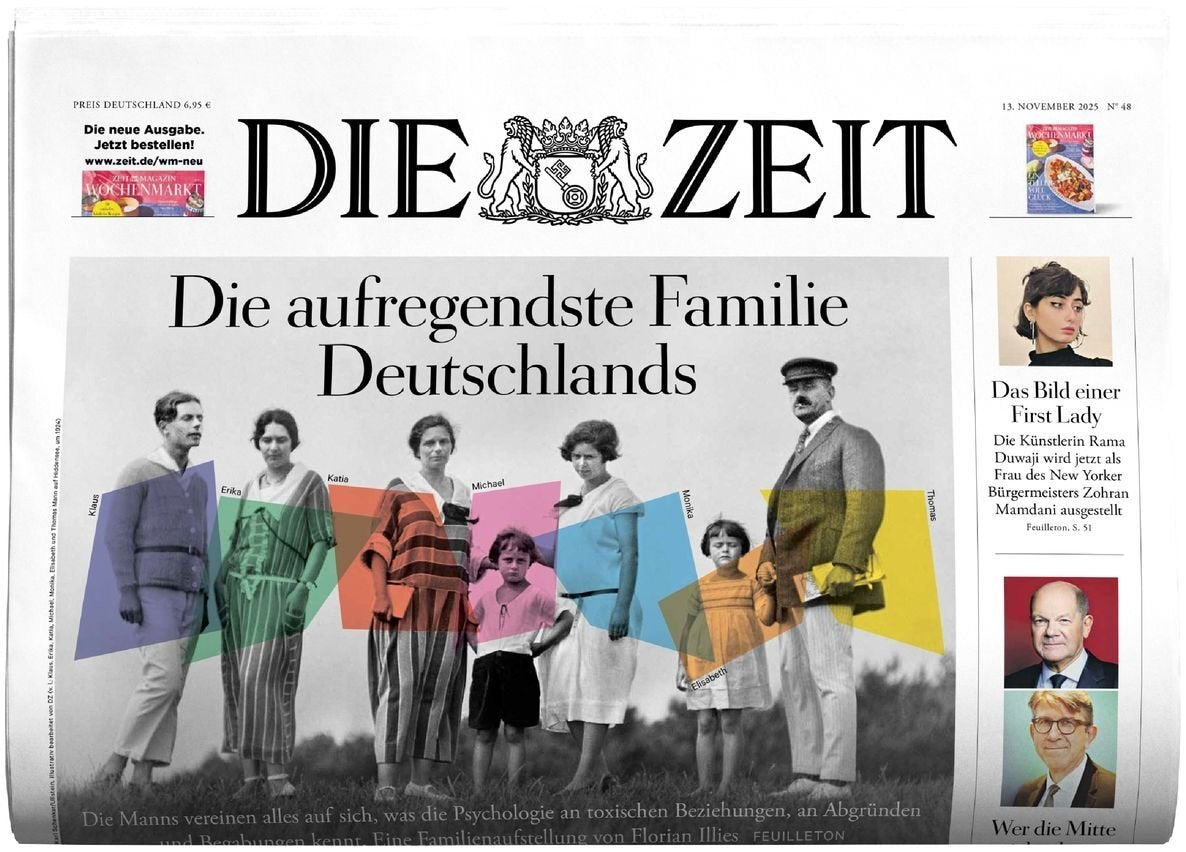 Zeit Magazin Deutschland 2025-48 Thomas Mann Katia Mann Erika Mann Klaus Mann Michael Mann