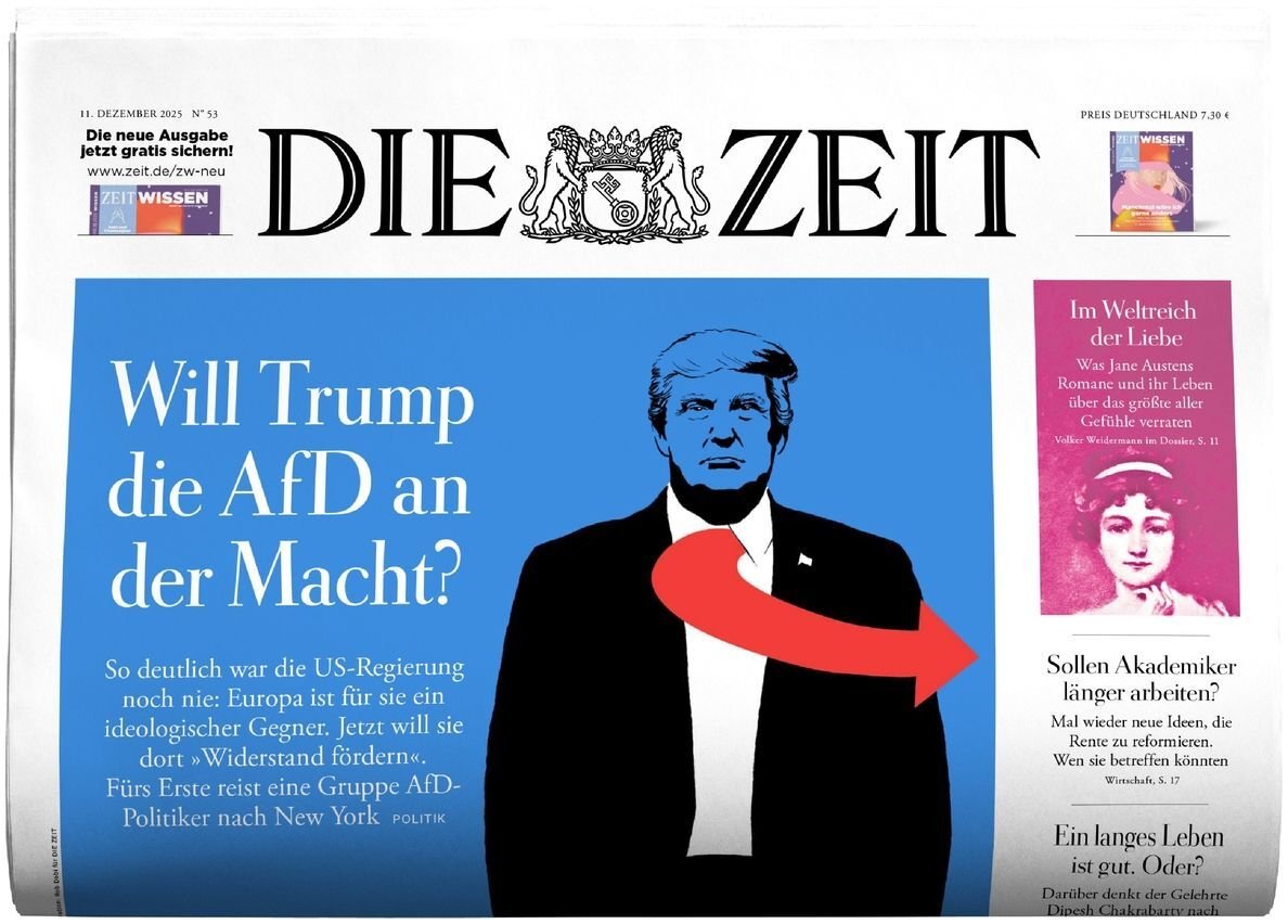 Zeit Magazin Deutschland 2025-53 Donald Trump AfD