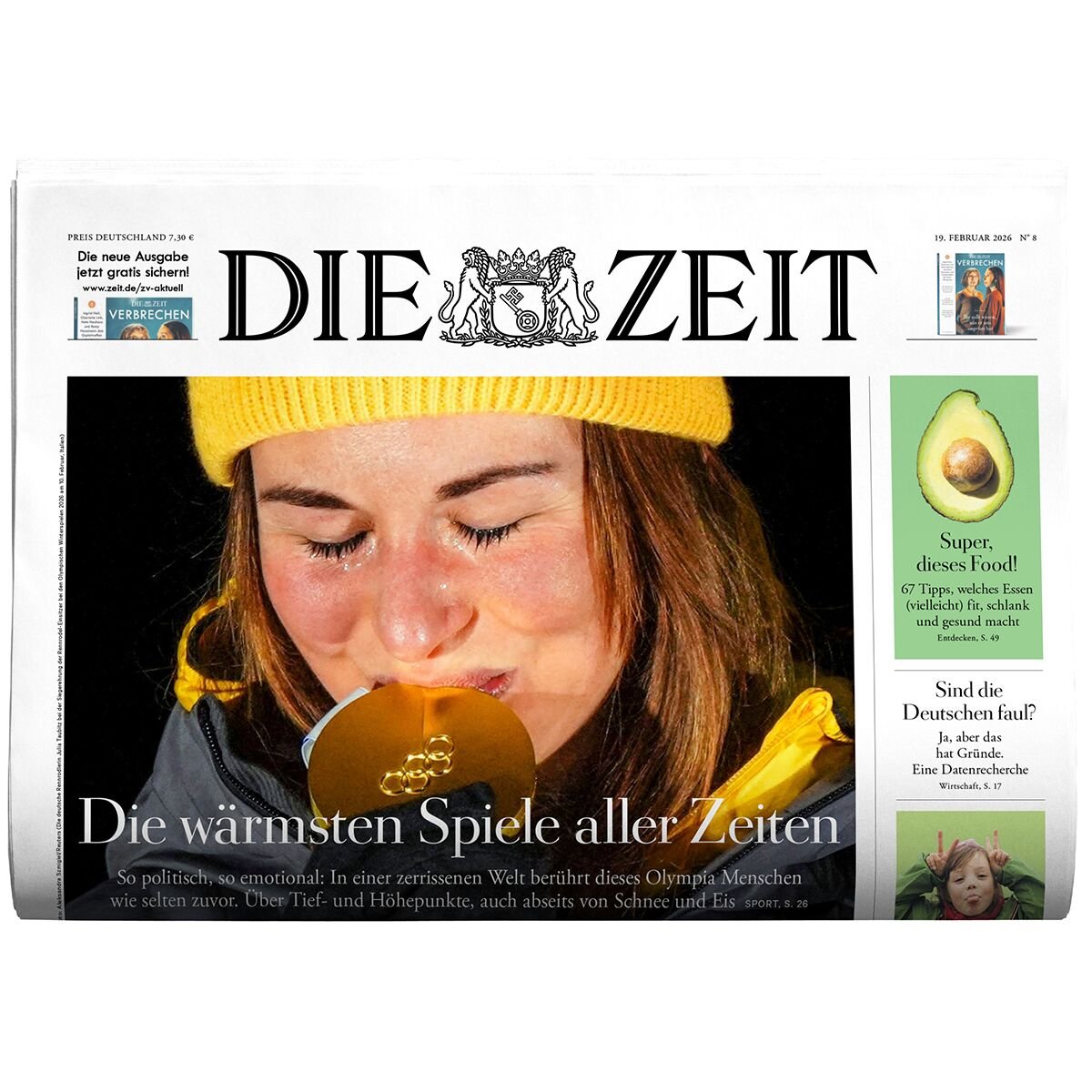 Zeit Rivista Germania 2026-08 Edizione originale