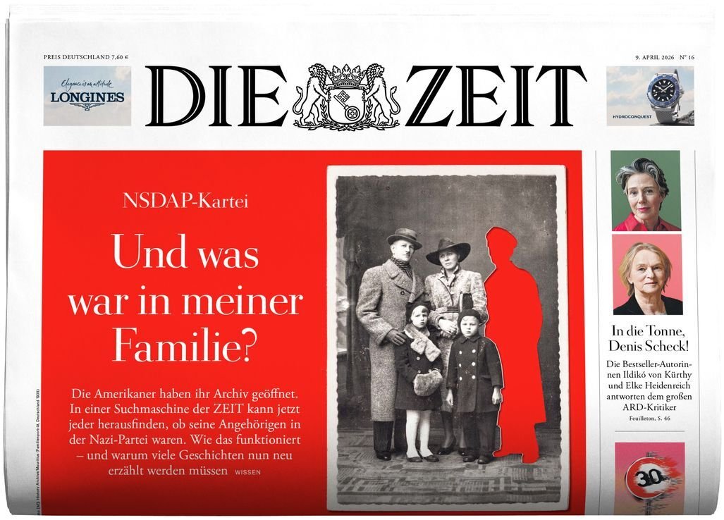 Zeit Magazine Germany 2026-16 – Ildikó Von Kürthy Elke Heidenreich Denis Scheck – Original Print Issue