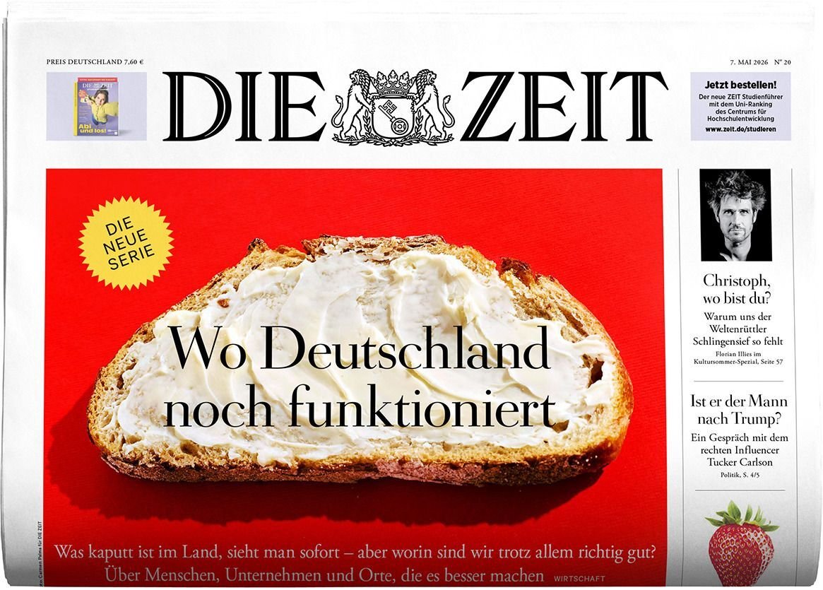 Zeit Magazine Germany 2026-20 – Tucker Carlson Christoph Schlingensief – Original Print Issue