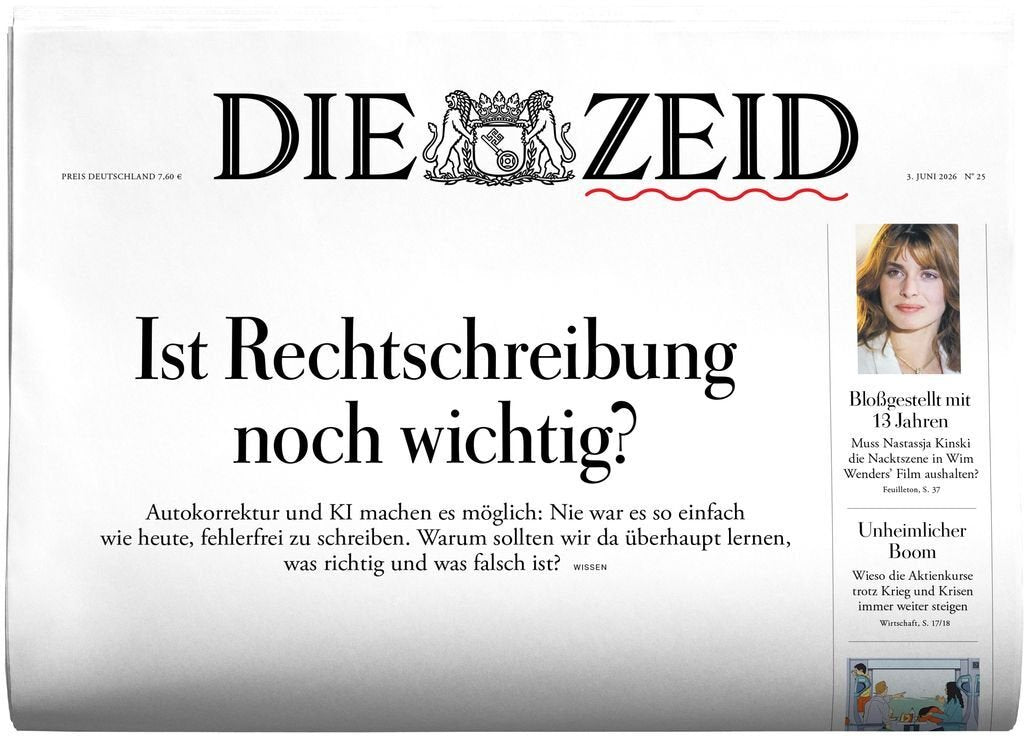 Zeit Magazin Deutschland 2026-25 Nastassja Kinski