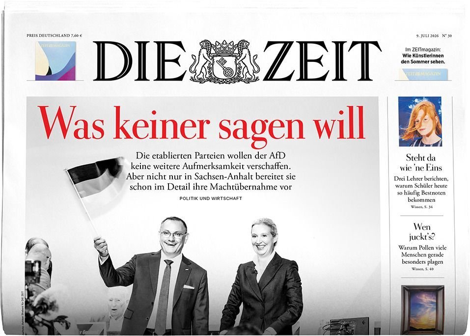 Zeit Magazine Allemagne 2026-30 – Tino Chrupalla Alice Weidel AfD – Édition originale