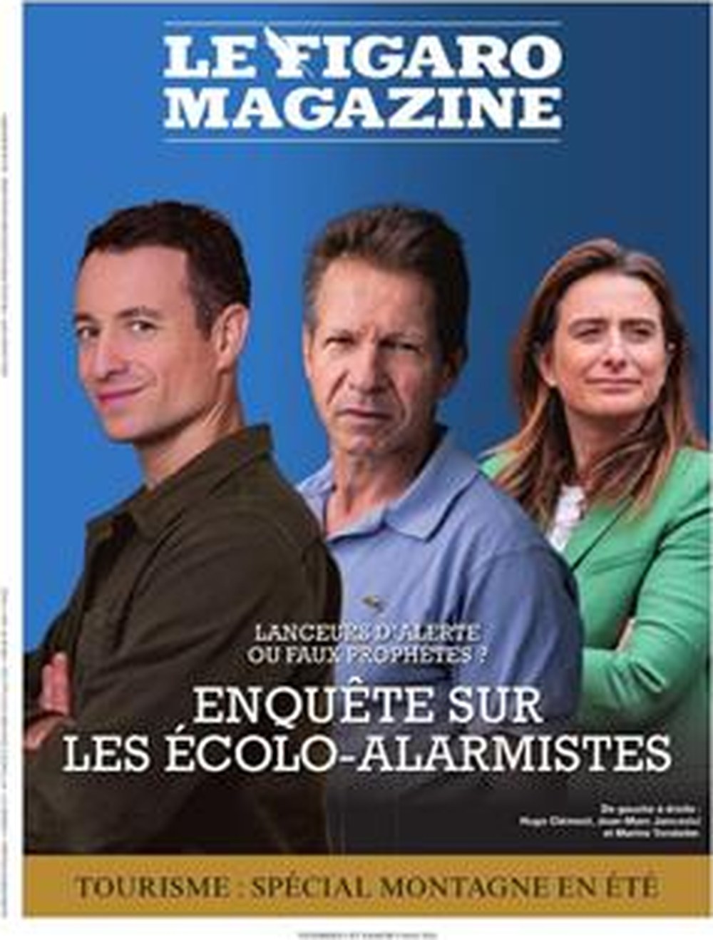 Le Figaro Revista França 2026 Hugo Clément Jean-Marc Jancovici Marine Tondelier Edição original