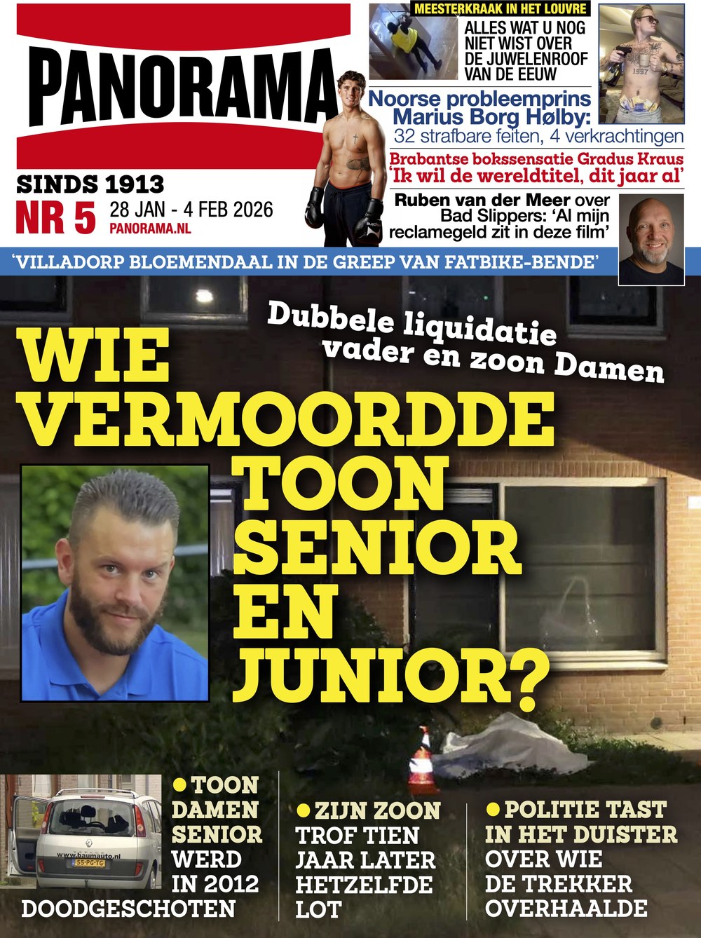 Panorama Magasin Nederlandene 2026-05 Toon Damen Senior Toon Damen Junior Marius Borg Høiby Gradus Kraus Ruben Van Der Meer Originaludgave