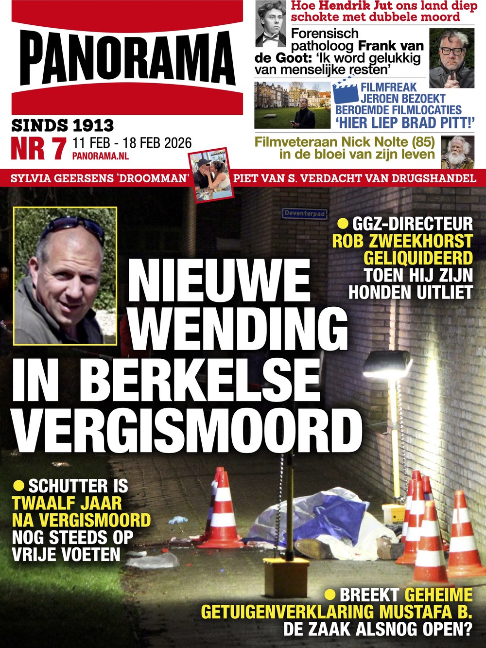 Panorama Magasin Nederländerna 2026-07 – Rob Zweekhorst Nick Nolte Hendrik Jut Frank Van De Goot Brad Pitt – Originalutgåva