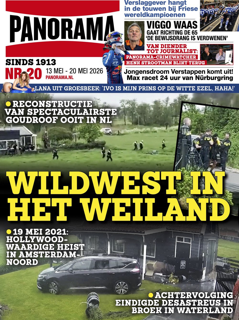 Panorama Magazine Netherlands 2026-20 Max Verstappen Viggo Waas Henk Strootman Original Print Issue