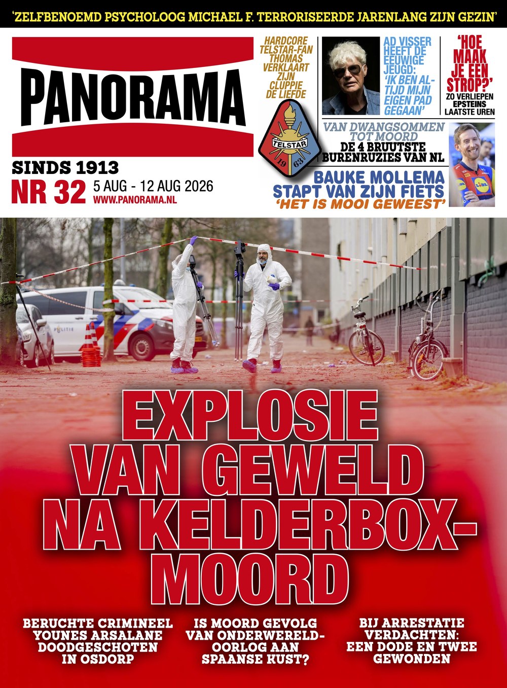 Panorama Lehti Alankomaat 2026-32 Younes Arsalane Bauke Mollema Ad Visser Michael F. Alkuperäinen painos
