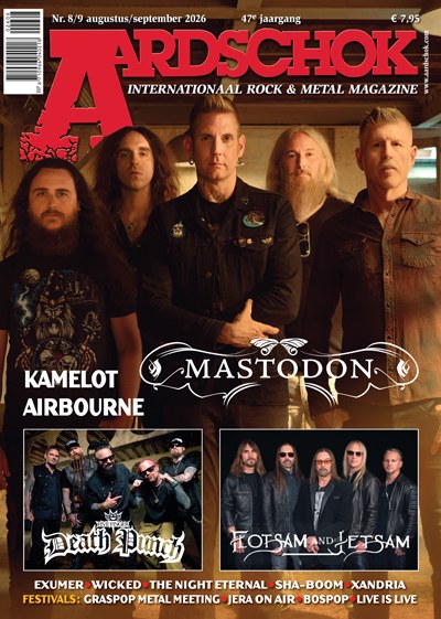 Aardschok Magasin Nederländerna 2026-08 Mastodon Kamelot Airbourne Five Finger Death Punch Flotsam And Jetsam Originalutgåva