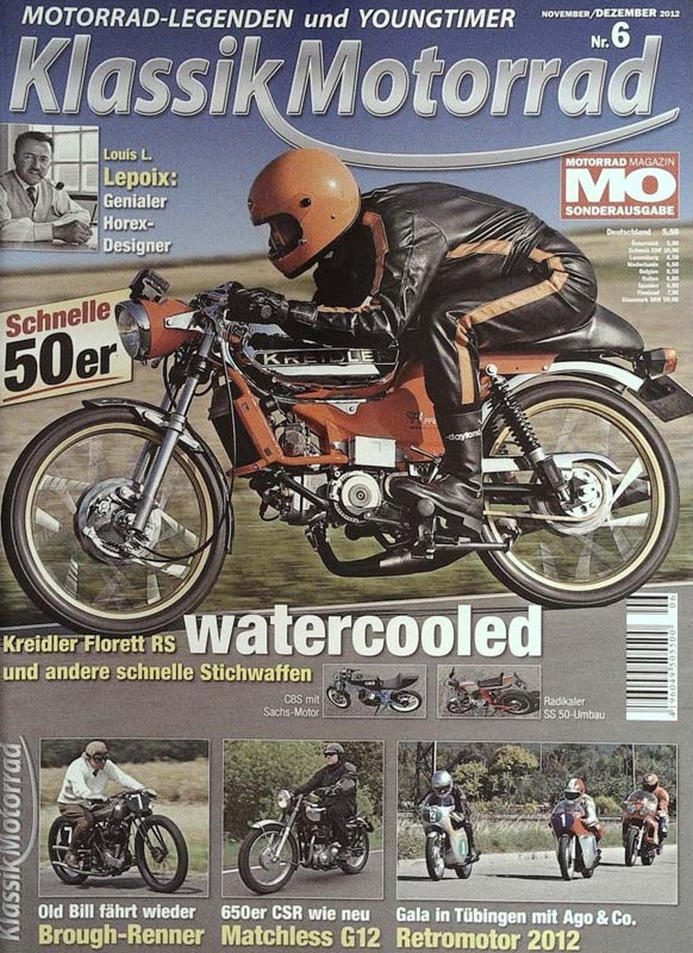 Motor Klassik Magazin Deutschland 2012-06 Louis L. Lepoix Giacomo Agostini