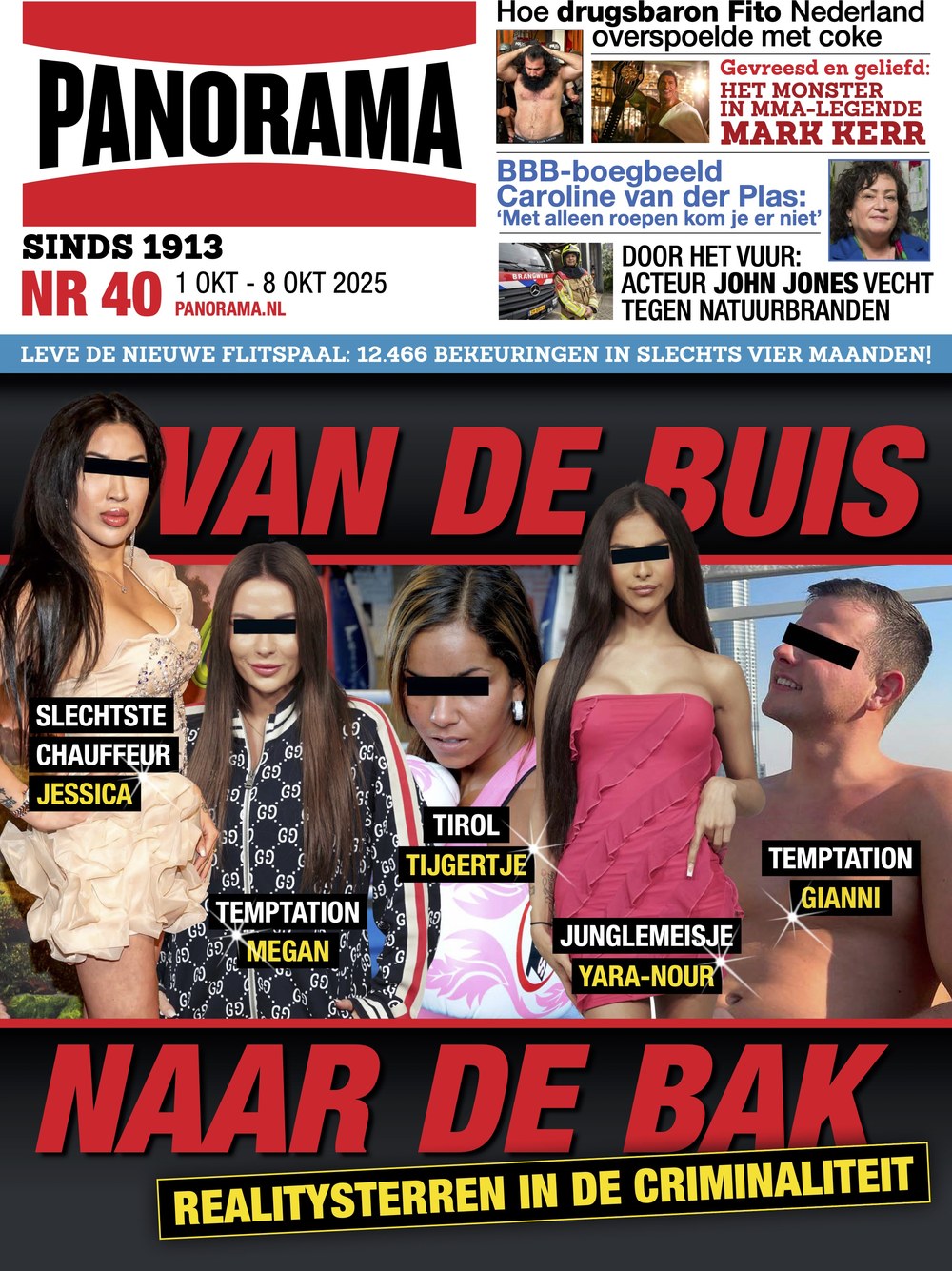 Panorama Magasin Nederlandene 2025-40 Jessica Megan Tijgertje Yara-Nour Gianni Originaludgave