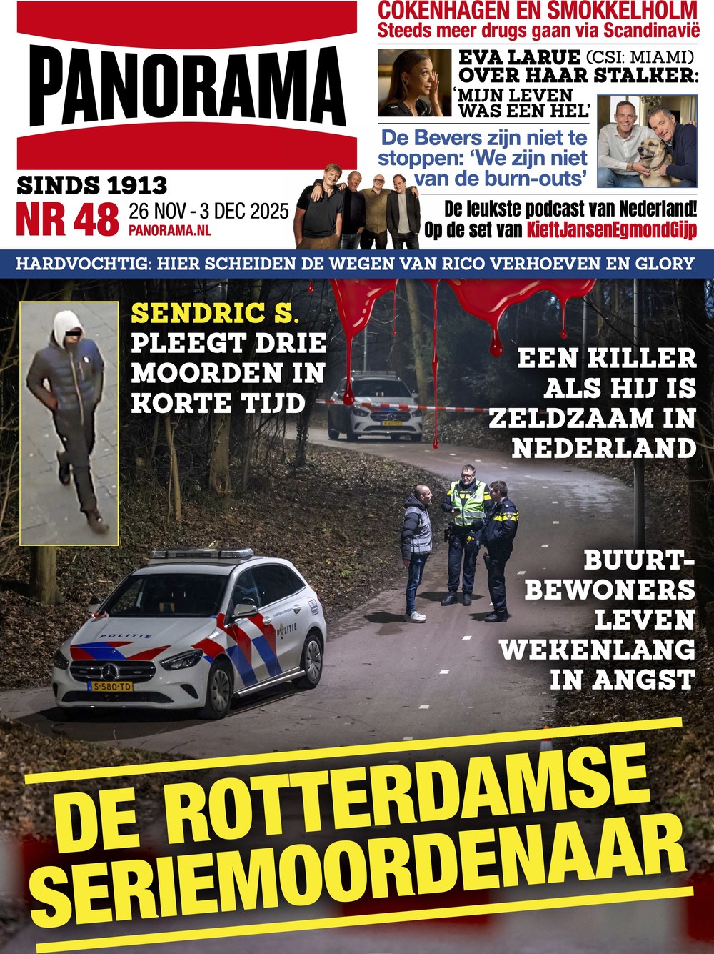 Panorama Magasin Nederlandene 2025-48 Sendric S. Rico Verhoeven Eva LaRue De Bevers KieftJansenEgmondGijp Originaludgave