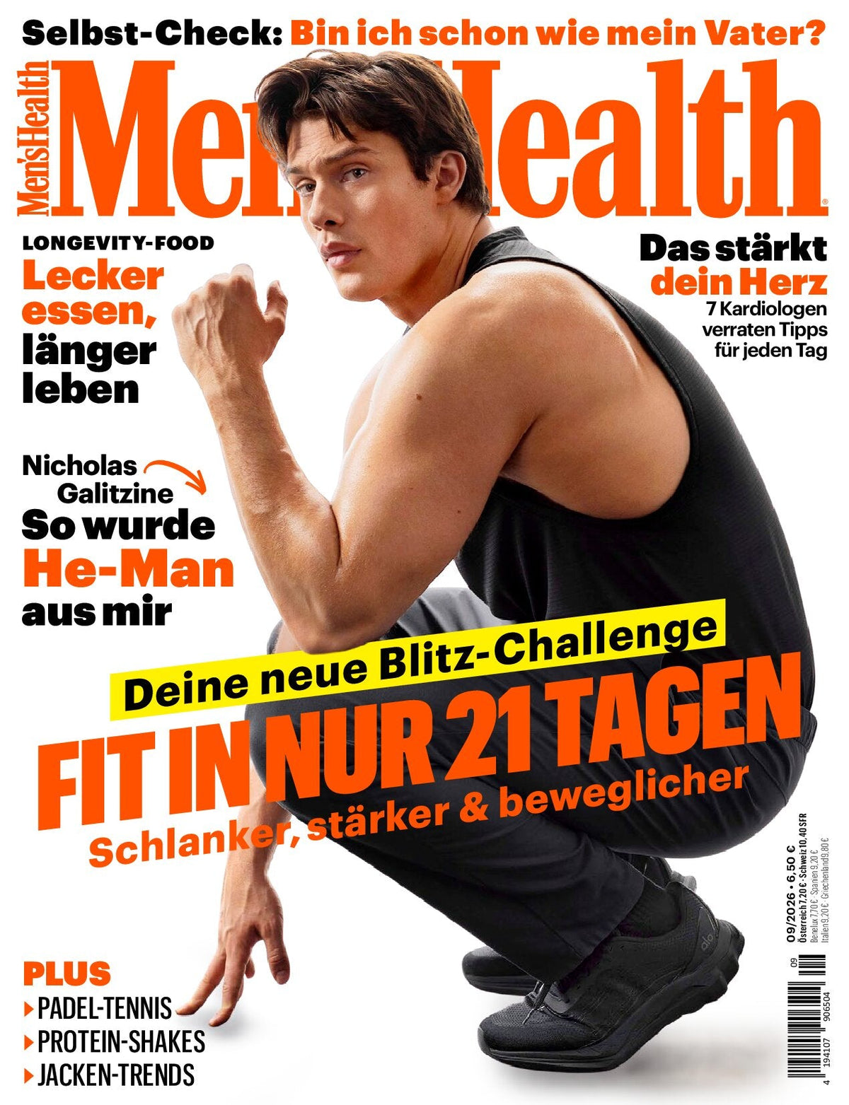 Mens Health Magazin Deutschland 2026-09 Nicholas Galitzine