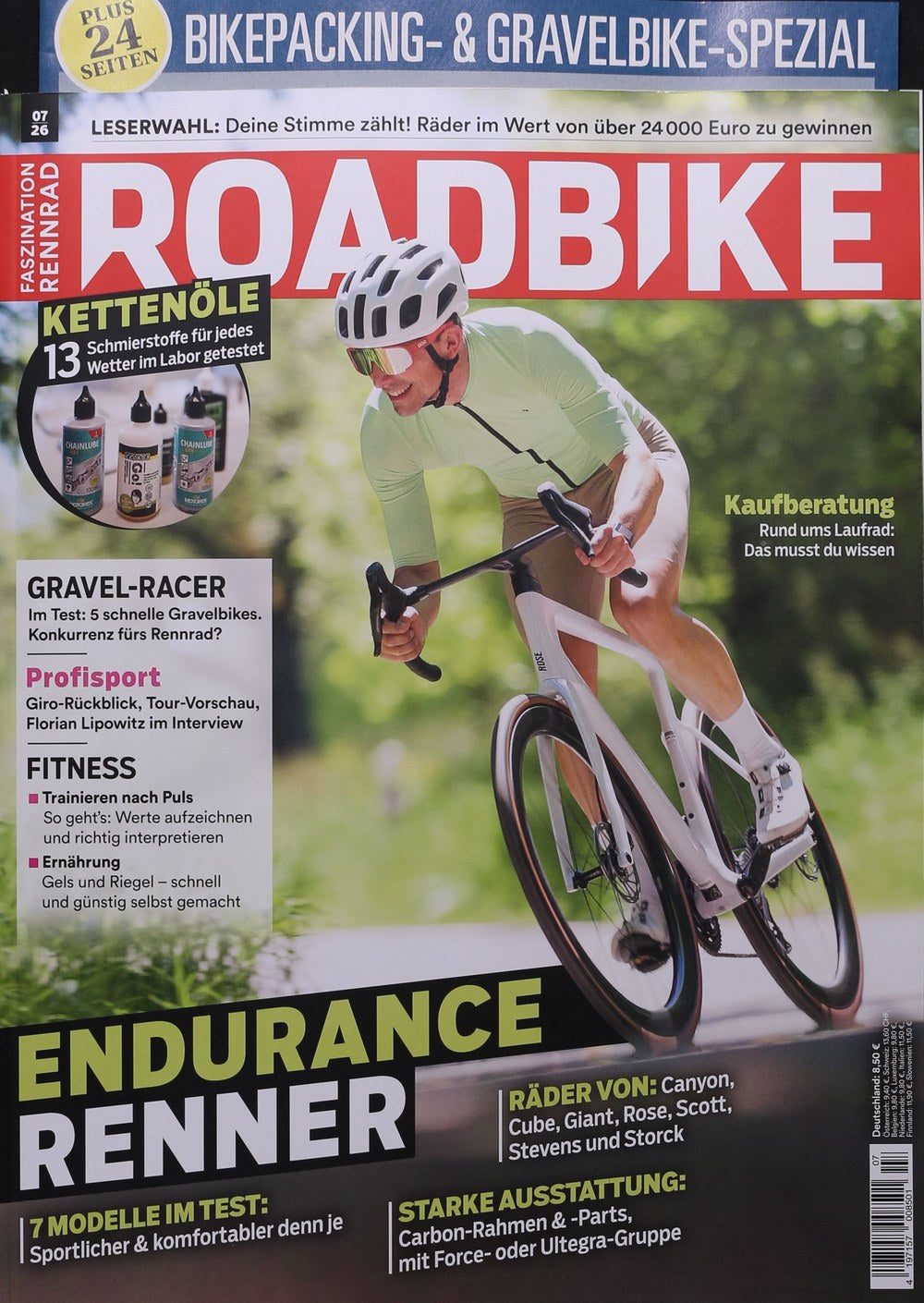 RoadBike Magasin Tyskland 2026-07 – Florian Lipowitz – Originalutgåva