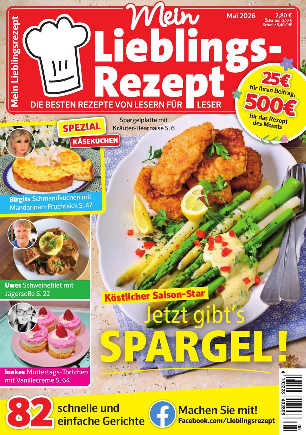 Mein Lieblings-rezept Magazine Allemagne 2026-05 – Birgit Uwes Ineke – Édition originale
