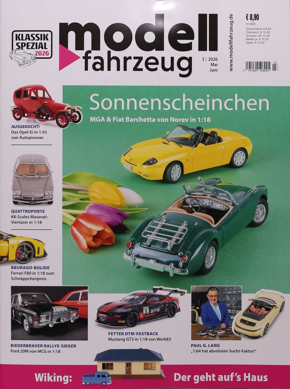 Modell Fahrzeug Rivista Germania 2026-03 – Paul G. Lang – Edizione originale
