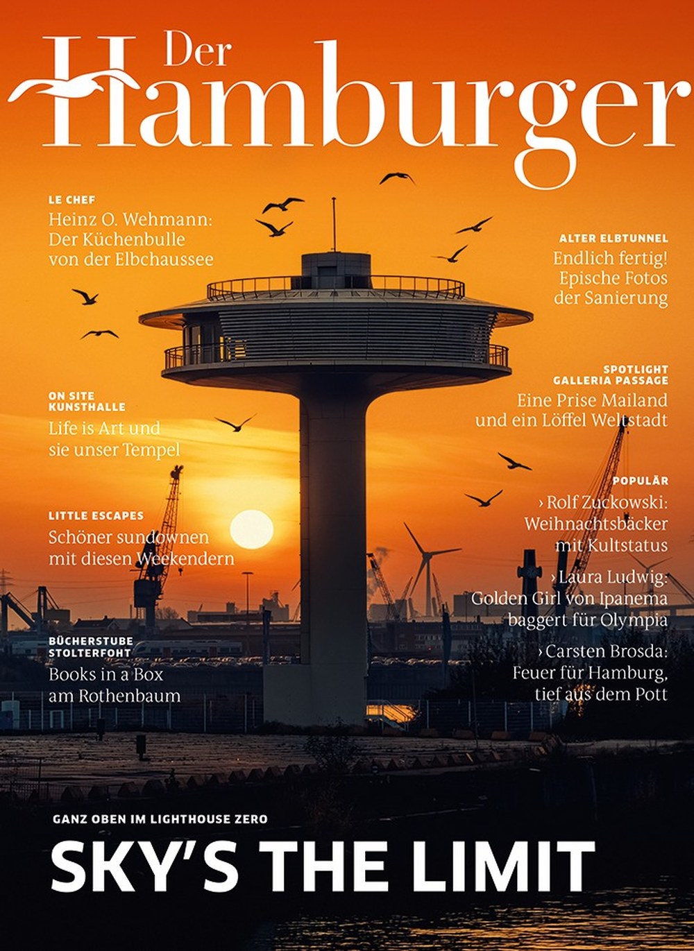 Der Hamburger 2026-02 – Heinz O. Wehmann Rolf Zuckowski Laura Ludwig Carsten Brosda – Originele uitgave