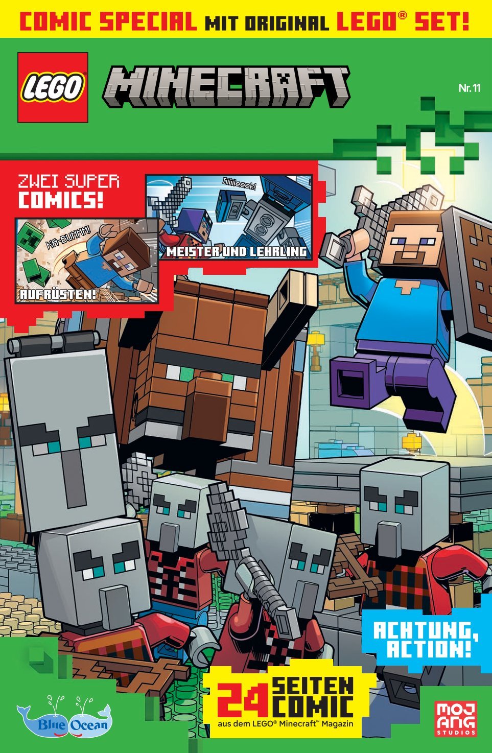 Lego Minecraft Lehti Saksa 2026-11 – Steve (Minecraft Protagonist) Creeper Lego Minecraft – Alkuperäinen painos