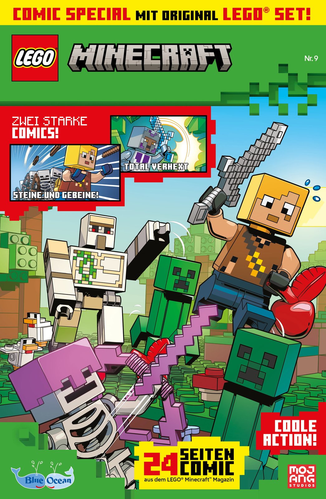 Lego Minecraft Tijdschrift Duitsland 2026-09 – Steve (Minecraft Protagonist) Lego Minecraft – Originele uitgave