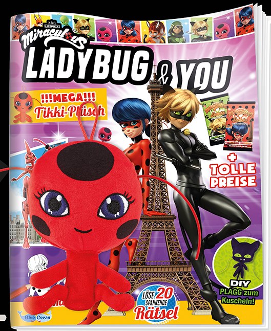 Ladybug & You Tijdschrift Duitsland 2024-08 – Ladybug Cat Noir Tikki Plagg – Originele uitgave