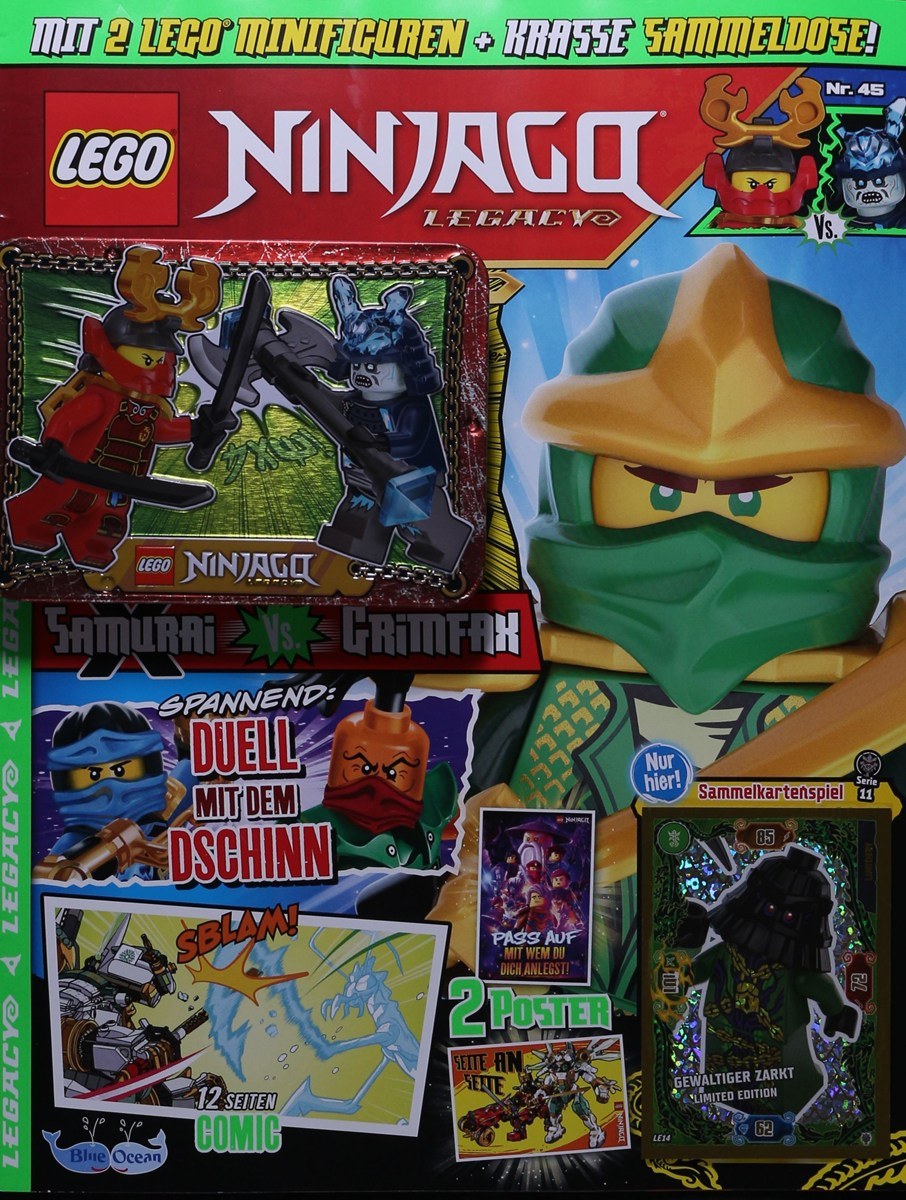 Lego Ninjago Legacy Magasin Tyskland 2026-45 LEGO Ninjago Legacy LEGO Minifiguren Sammelkartenspiel Originaludgave