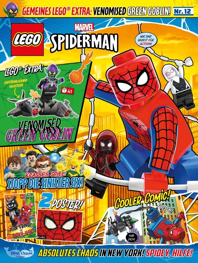 Spider-Man Magazine Allemagne 2024-12 – Spider-Man Green Goblin Spider-Gwen Miles Morales Spider-Ham – Édition originale