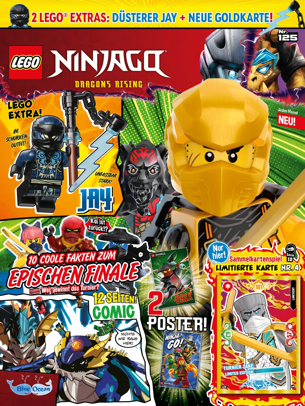 Lego Ninjago Magazin Deutschland 2025-125 Jay Kai Zane