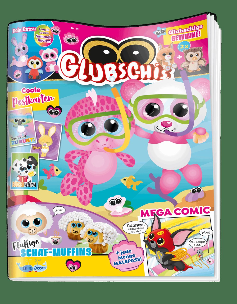 Glubschis Magazin 2025-30 Glubschis Sammelfiguren Kindermagazin