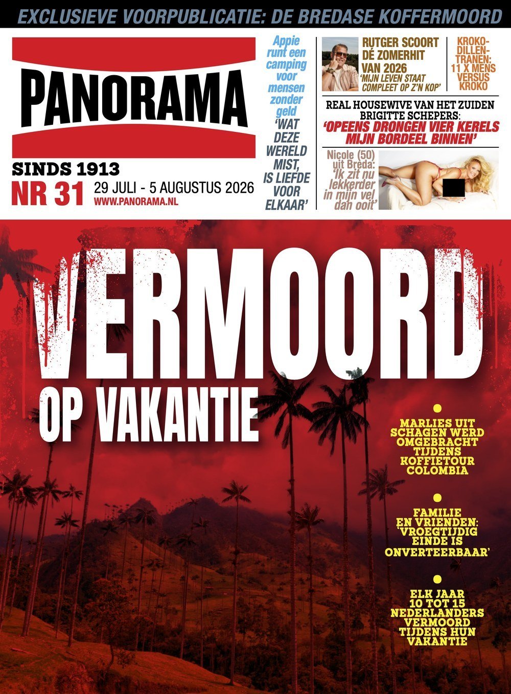 Panorama Lehti Alankomaat 2026-31 Brigitte Schepers Nicole Alkuperäinen painos