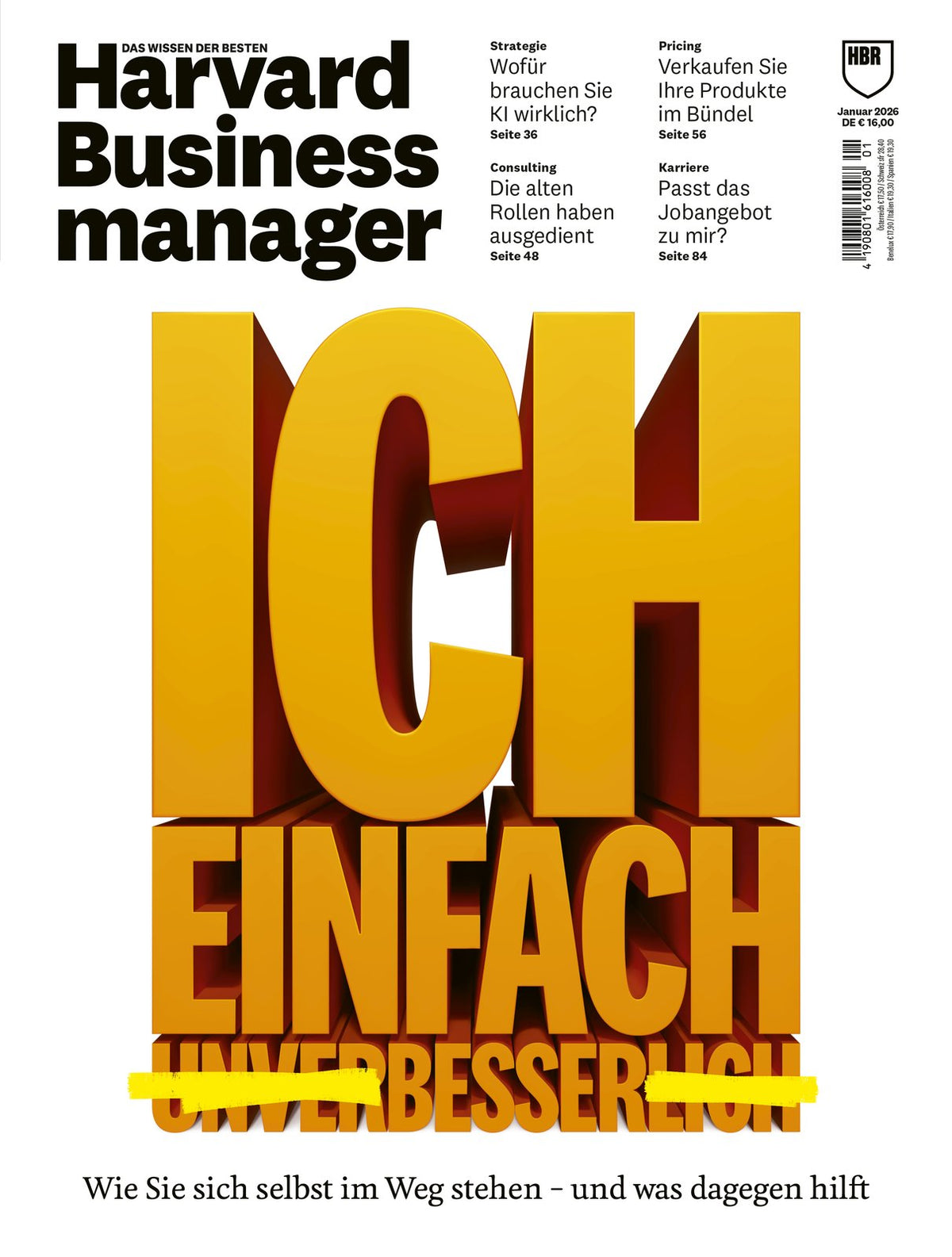 Harvard Business Manager 2026-01 Originaludgave