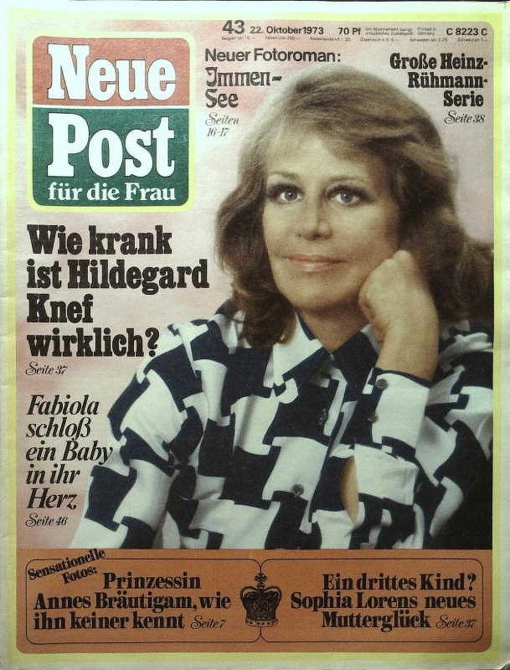 Neue Post Sonderheft Revista Alemania 1973-43 Edición original
