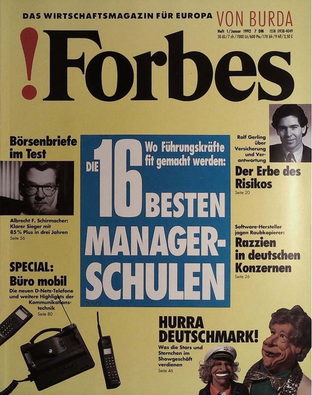 Forbes Magasin Østrig 1992-01 Originaludgave
