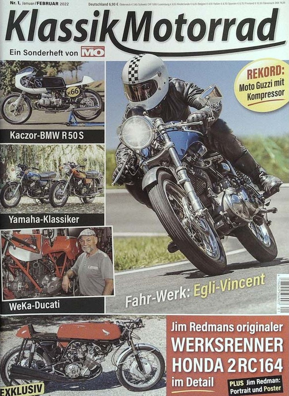 Motor Klassik Magasin Tyskland 2022-01 Originalutgåva