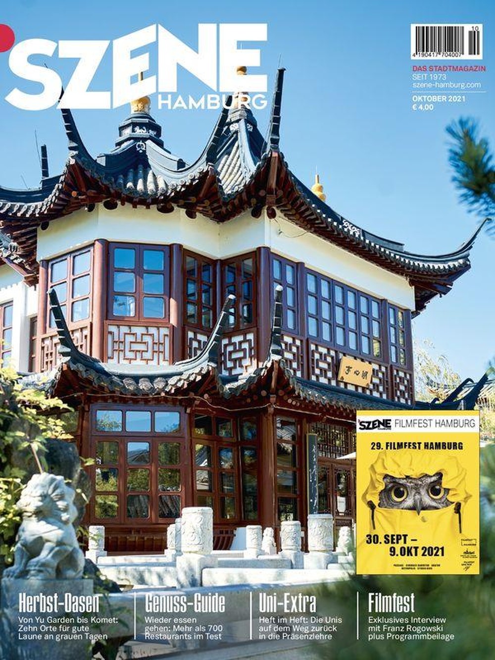 Hamburg Magazine Allemagne 2021-10 – Franz Rogowski – Édition originale