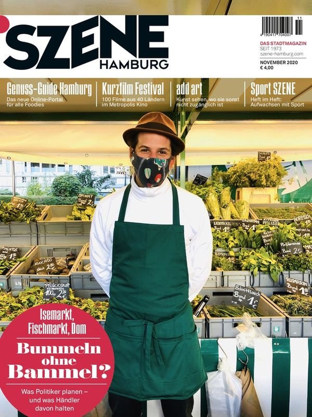 Hamburg Lehti Saksa 2020-11 Alkuperäinen painos