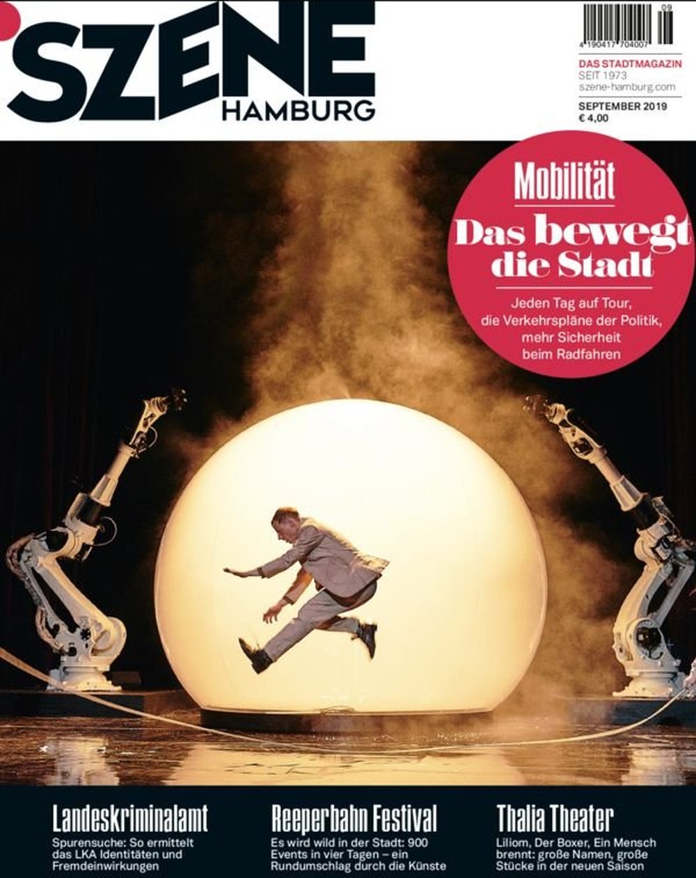 Hamburg Lehti Saksa 2019-09 Alkuperäinen painos