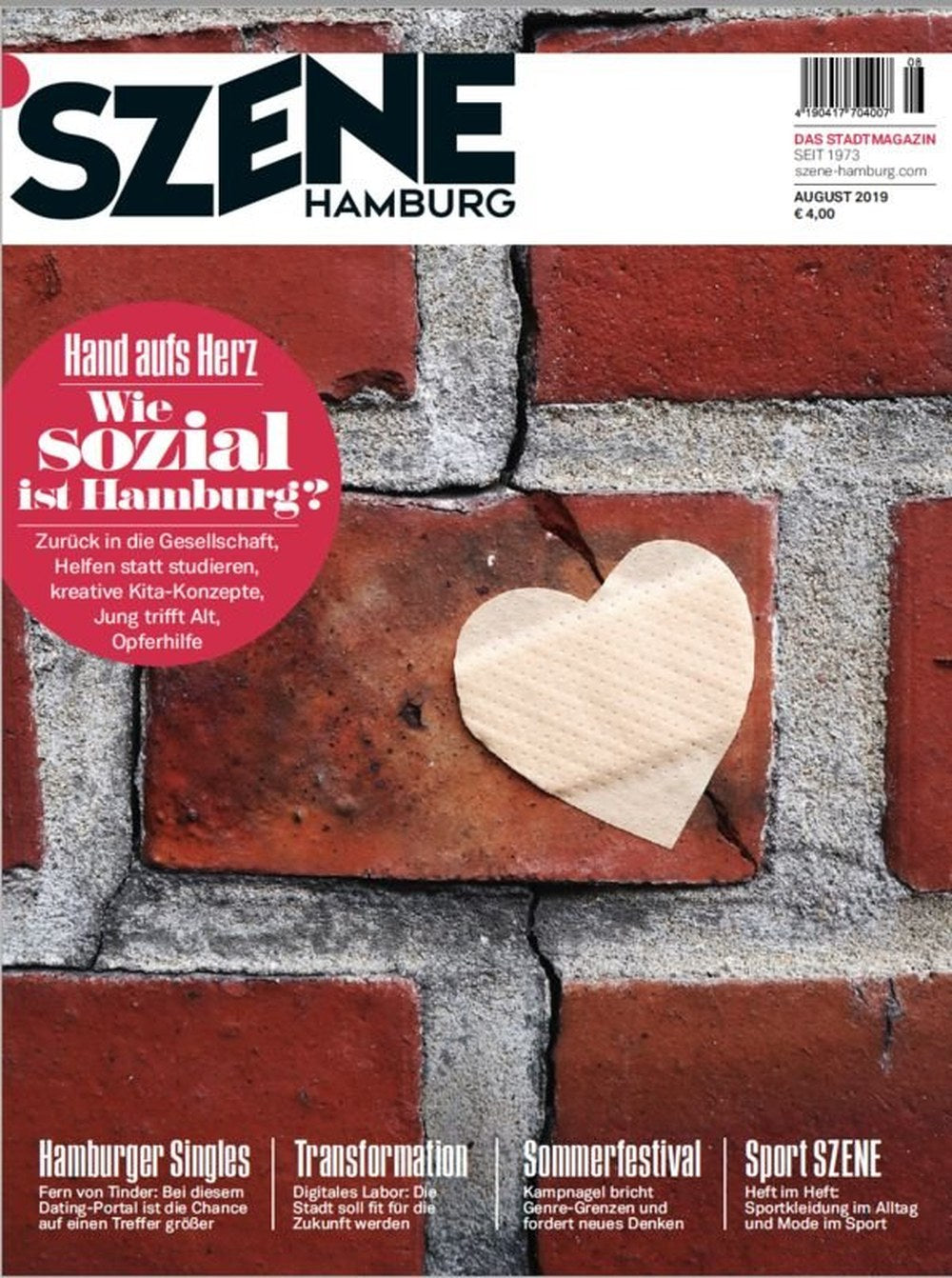 Hamburg Magazin Deutschland 2019-08 Sozialwesen Hamburg Gesellschaft