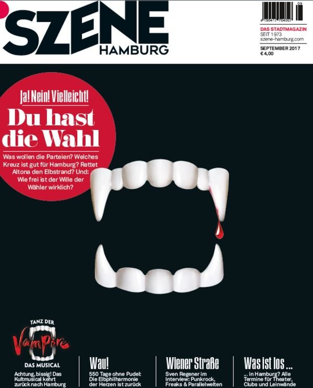Hamburg Magazin Deutschland 2017-09 Bundestagswahl 2017 Wahl Hamburg