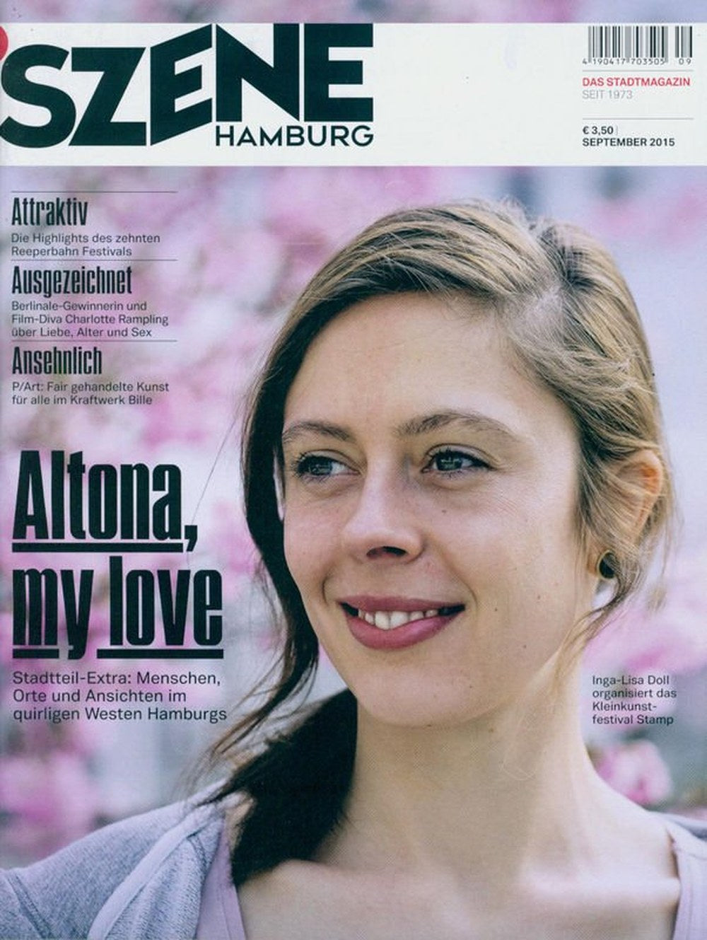 Hamburg Lehti Saksa 2015-09 Alkuperäinen painos