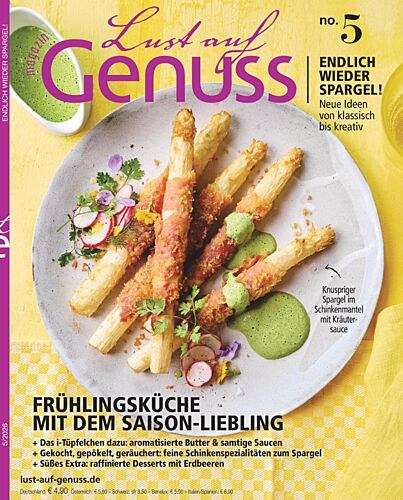 Lust Auf Genuss 2026-05 Spargel Frühlingsküche Saisongemüse