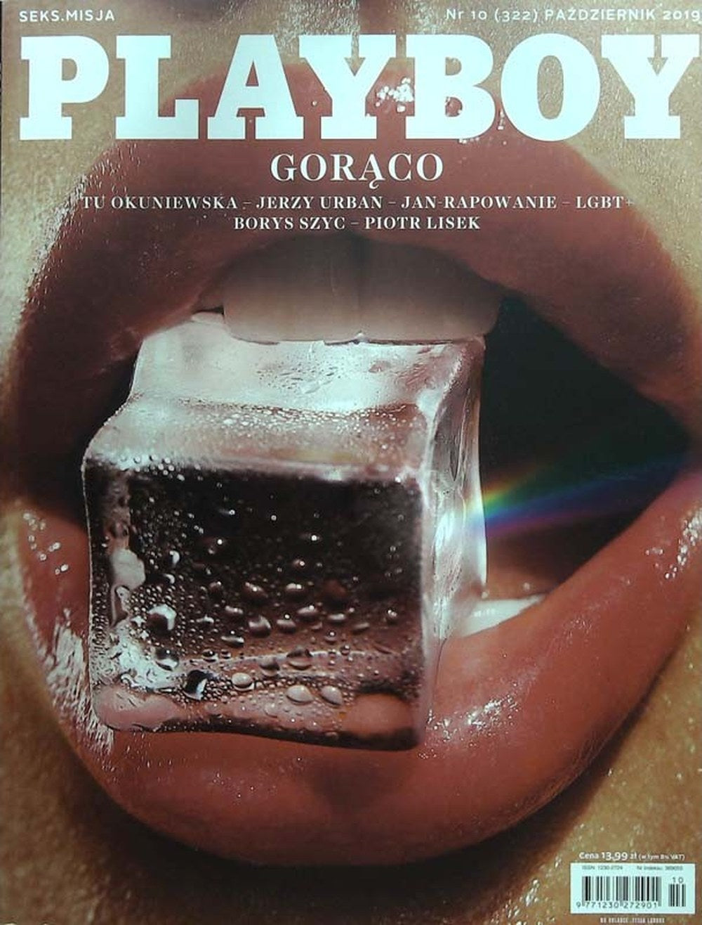 Playboy Magasin Polen 2019-10 – Tu Okuniewska Jerzy Urban Jan-Rapowanie Borys Szyc Piotr Lisek – Originaludgave
