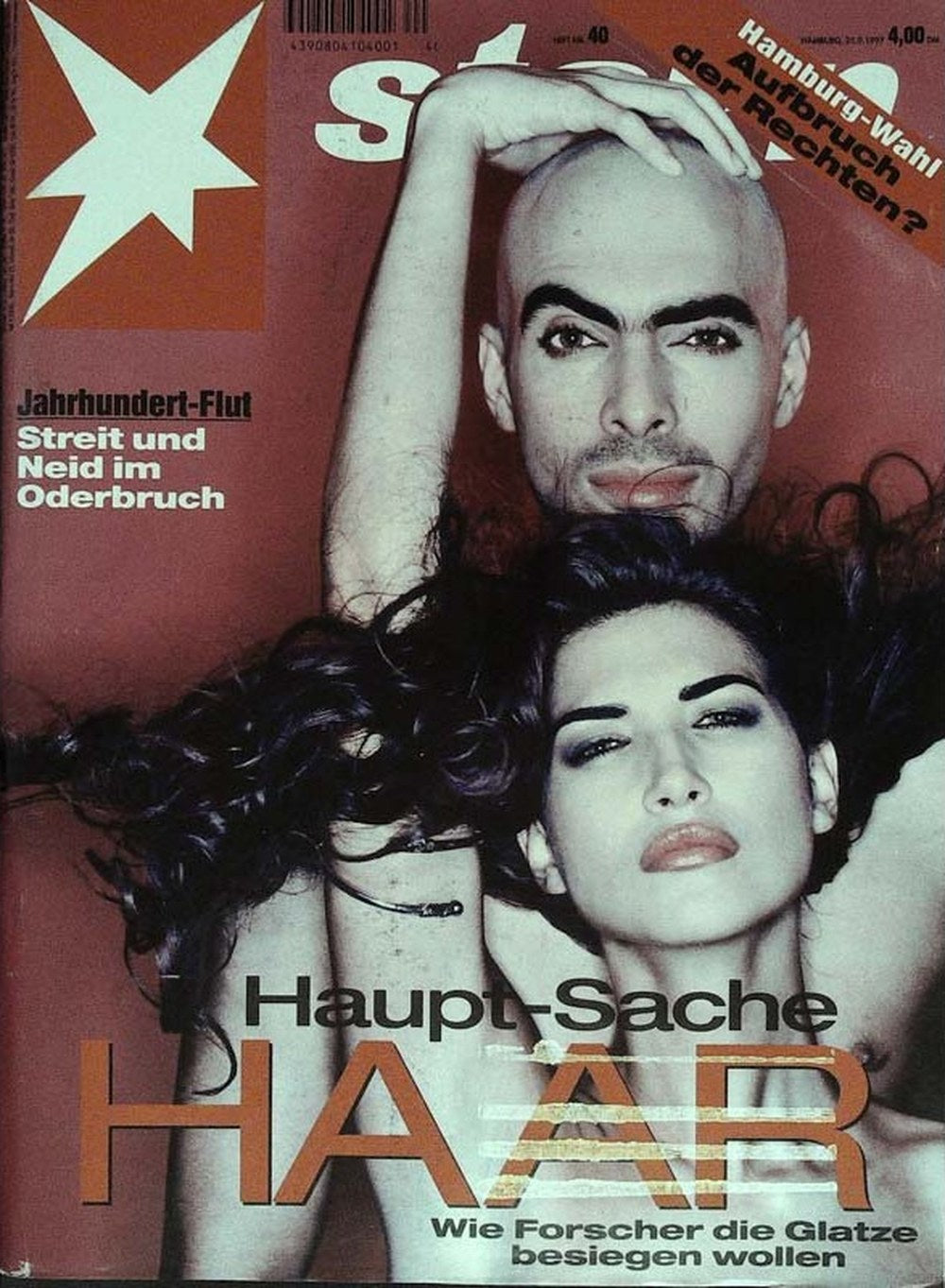 Stern Magazin Deutschland 1997-40 Haarausfall Glatze Forschung