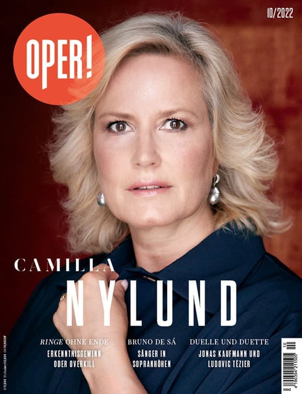 Oper Magazine Allemagne 2022-10 – Camilla Nylund Bruno De Sá Jonas Kaufmann Ludovic Tézier – Édition originale