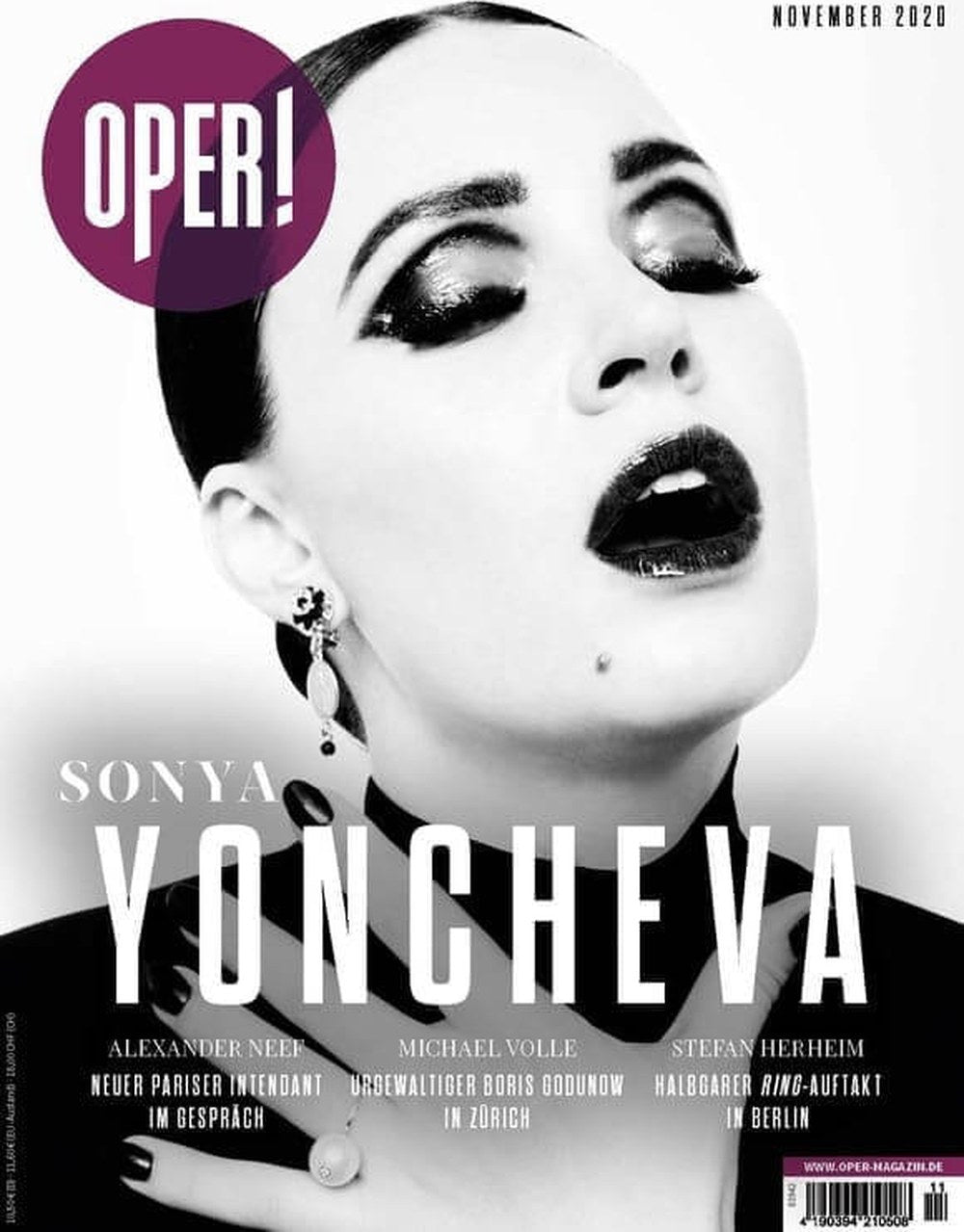 Oper Magazin Deutschland 2020-11 Sonya Yoncheva Alexander Neef Michael Volle Stefan Herheim