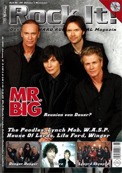 Rock It Magazin Deutschland 2009-11 Lita Ford Mr. Big The Poodles Lynch Mob W.A.S.P.