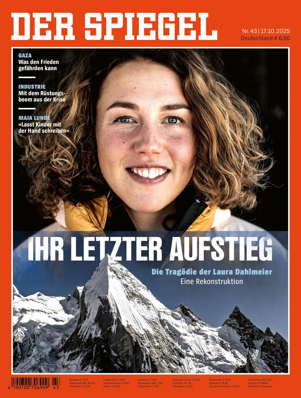 Der Spiegel Magazin Deutschland 2025-43 Laura Dahlmeier Maja Lunde